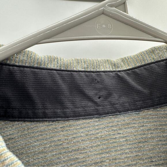 Lululemon Evolution Short Sleeve Polo Shirt in Gray/Brown Sz M - Picture 6 of 9